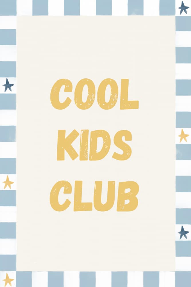 Playful Cool Kids Club by Menina Lisboa — canvas wall art