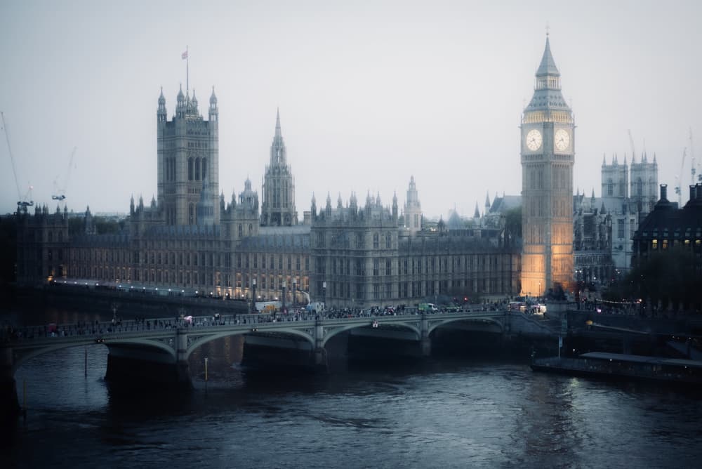 London Evening Glow by Adachi Lintaman — canvas wall art