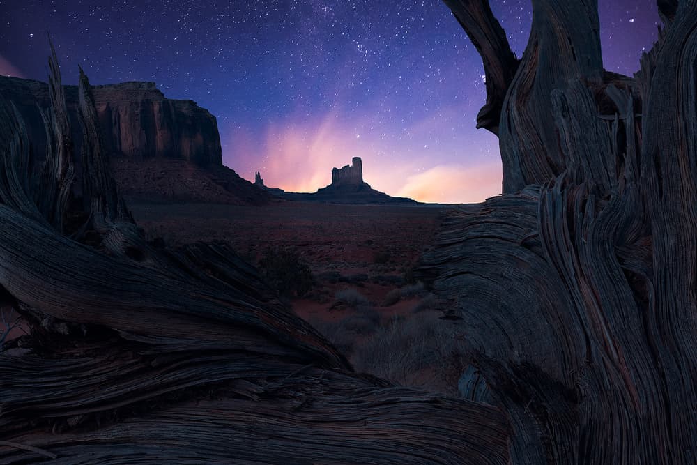 Mystical Desert Starlight by Dani BS. — canvas wall art
