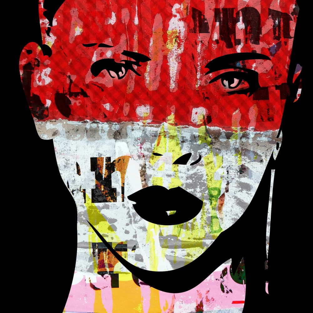 Urban Pop Portrait by PASLIER Morgan — canvas wall art