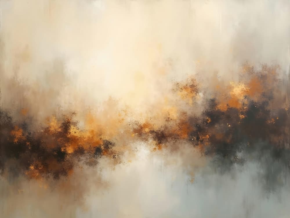 Warm Abstract Glow by Alpenglow Workshop — canvas wall art