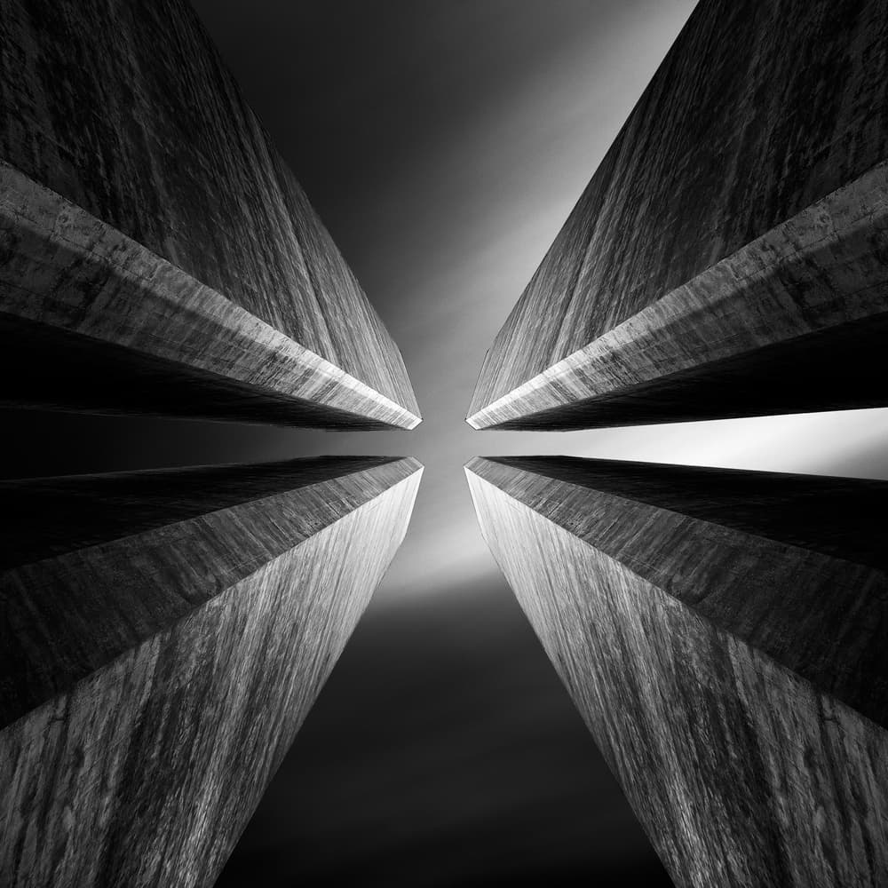 Geometric Concrete Towers by Karol Važan — canvas wall art
