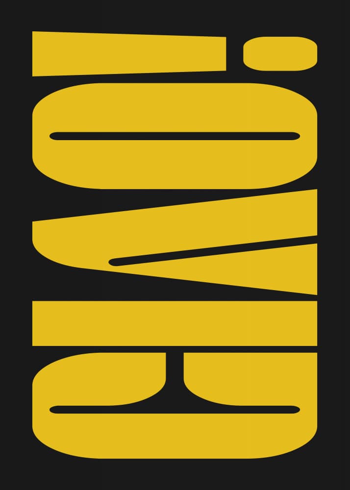 Golden Loving Typography by Andreas Magnusson — canvas wall art