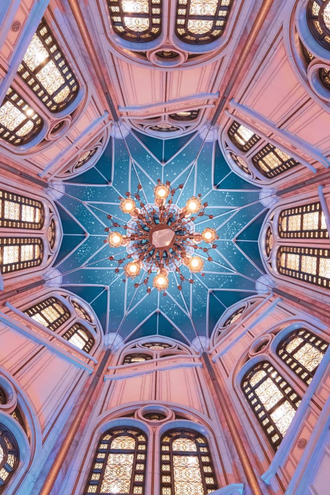 Celestial Dome Chandelier by Yancheng Lyu — canvas wall art