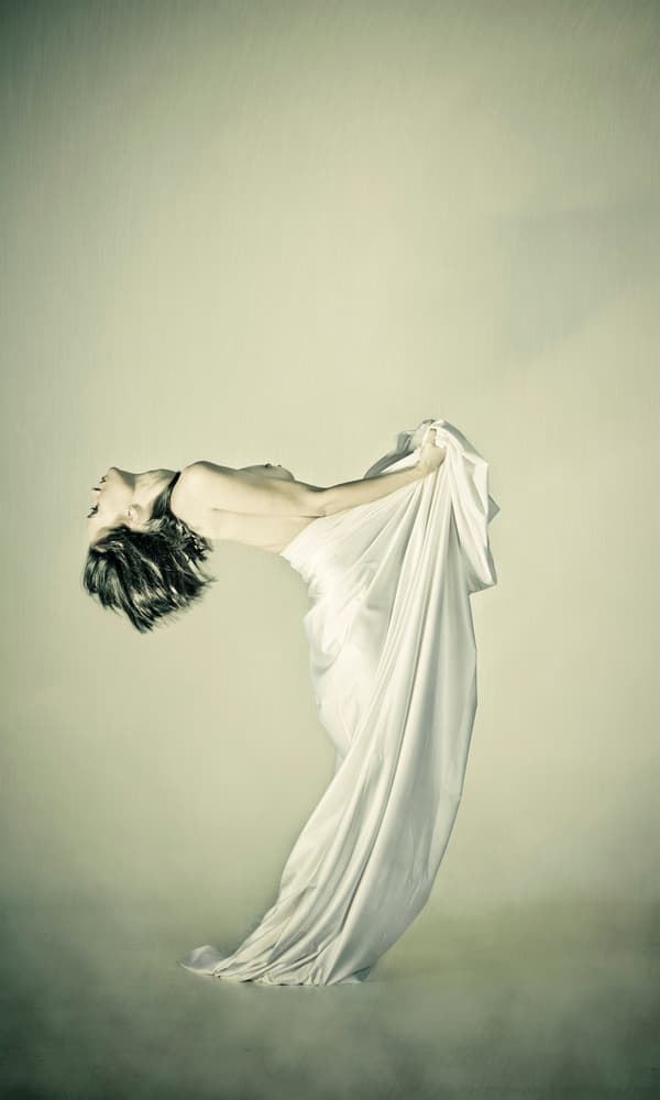 Ethereal Fabric Dance by Nanouk el Gamal - Wijchers — canvas wall art