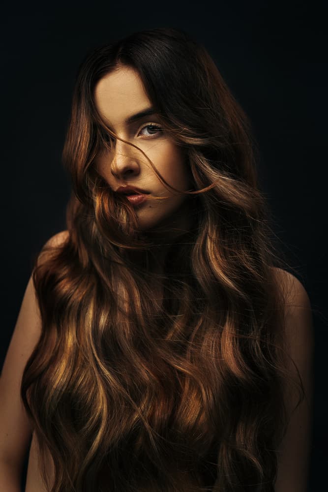 Sensual Brunette Beauty by Martin Krystynek MQEP — canvas wall art