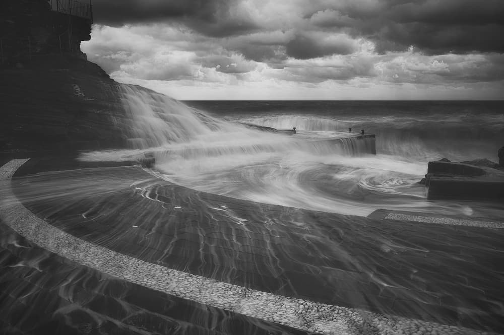 Dramatic Ocean Flow by Paolo Lazzarotti — canvas wall art