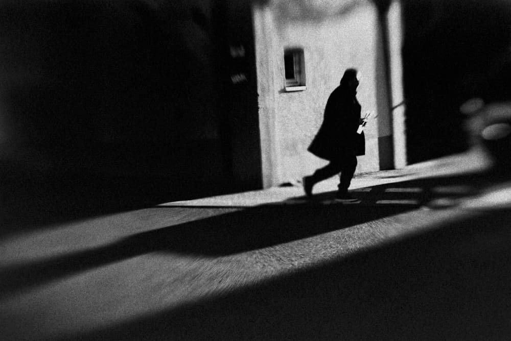 Night Runner Shadow by Alexander Jikharev — canvas wall art