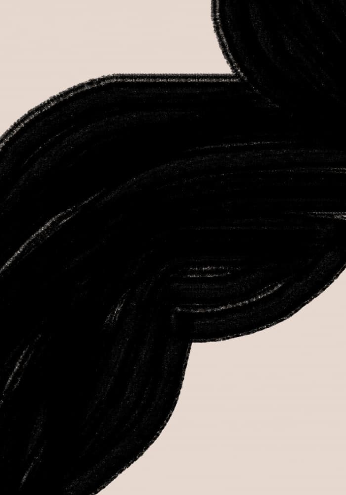 Black Wave Flow by THE MIUUS STUDIO — canvas wall art
