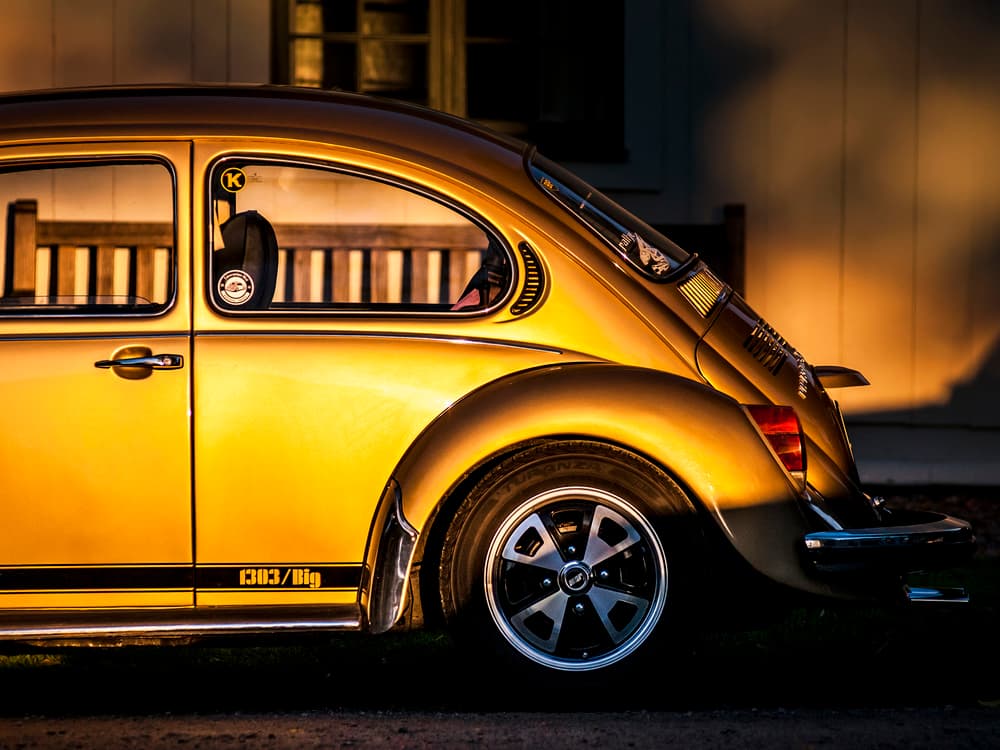 Classic Car Golden Hour by Benny Pettersson — canvas wall art