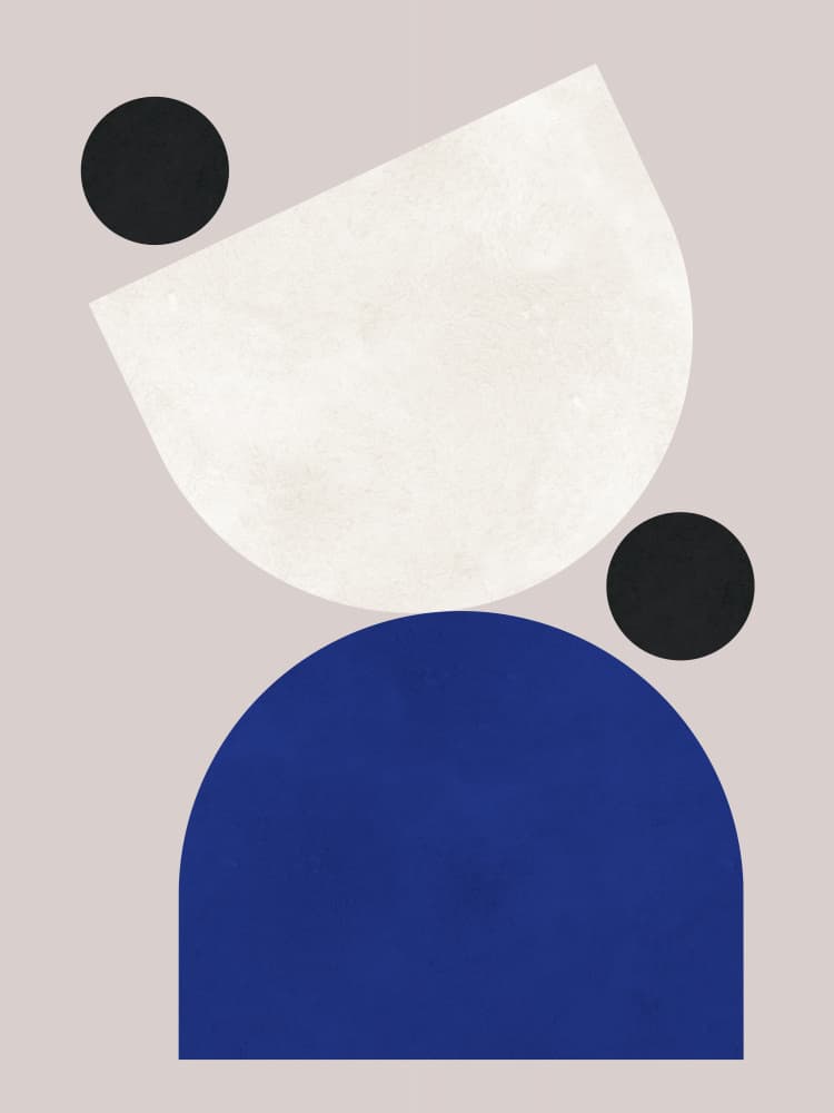 Modern Geometric Balance by Vitor Costa — canvas wall art