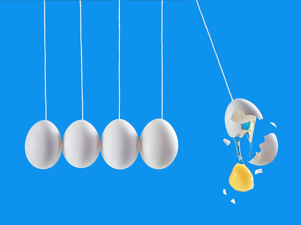 Shattered Egg Cradle by Dina Belenko — canvas wall art