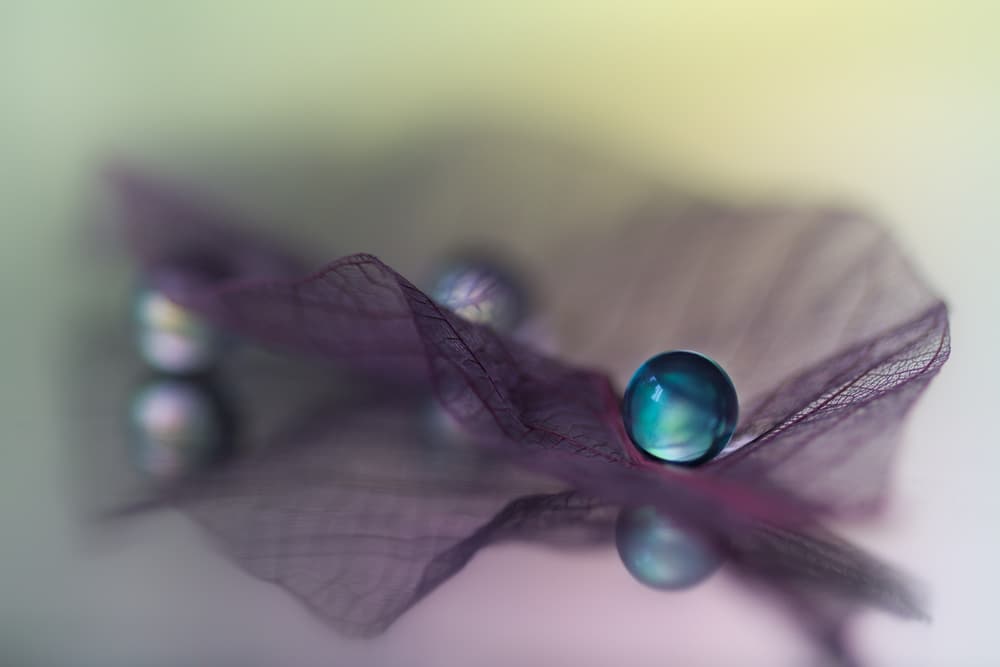 Delicate Blue Sphere by Shihya Kowatari — canvas wall art