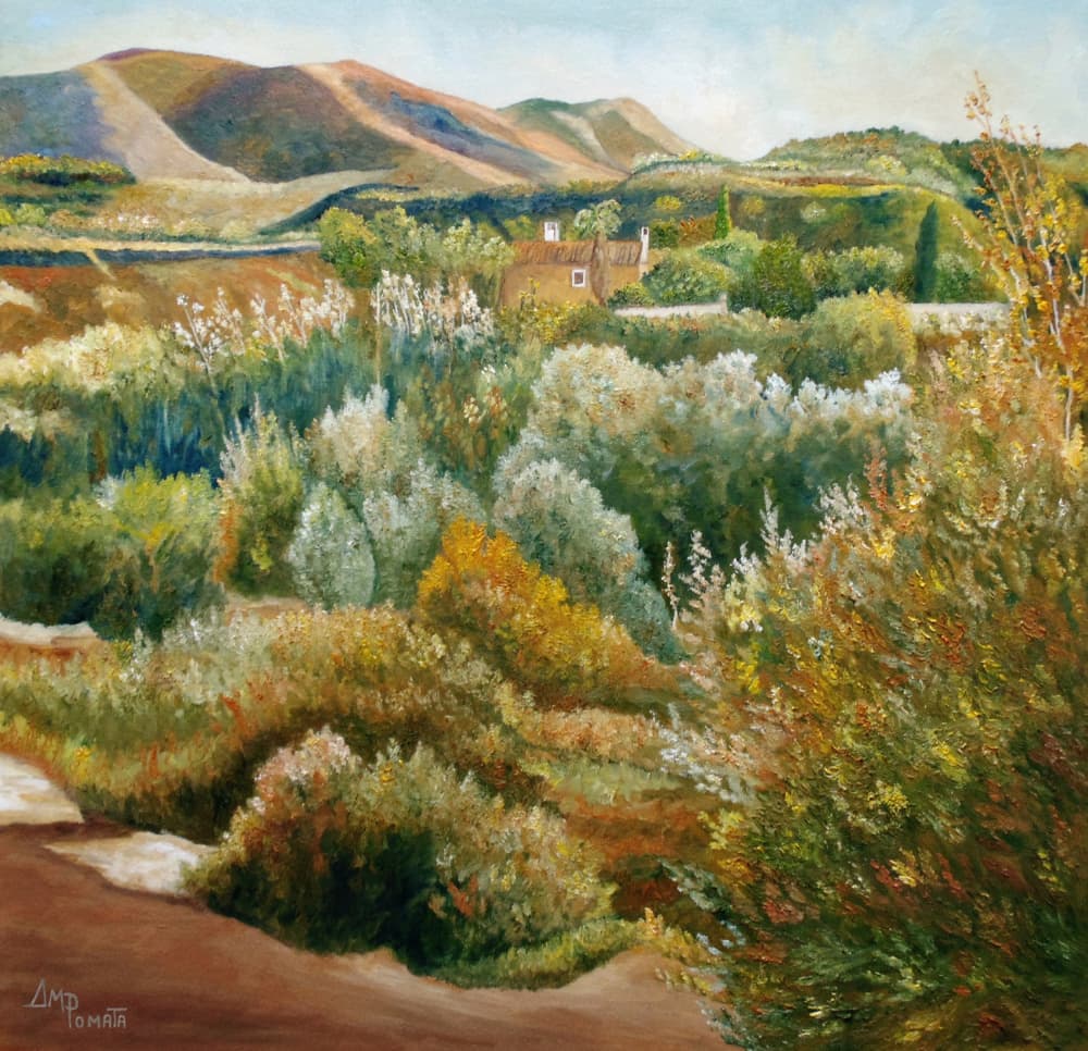 Autumn Countryside Retreat by Angeles M. Pomata — canvas wall art