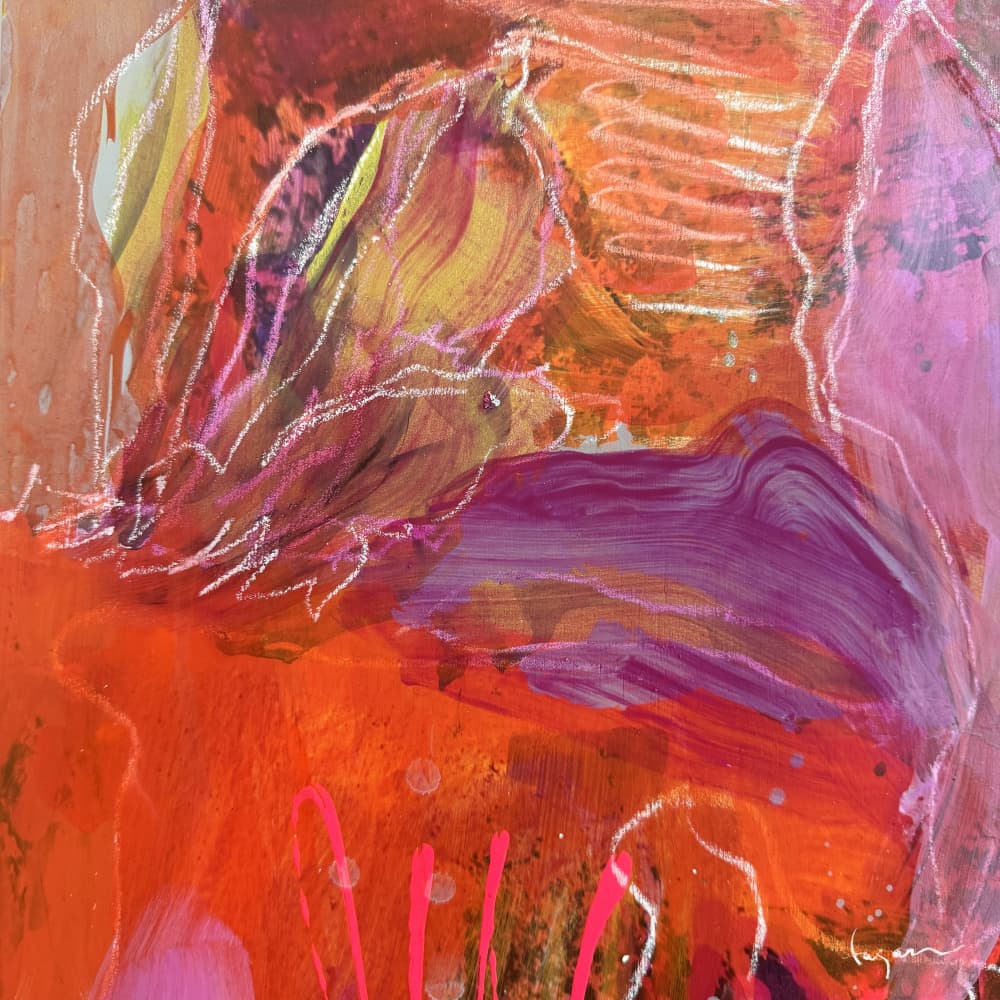 Vibrant Whirlwind by Dorothy Fagan — canvas wall art