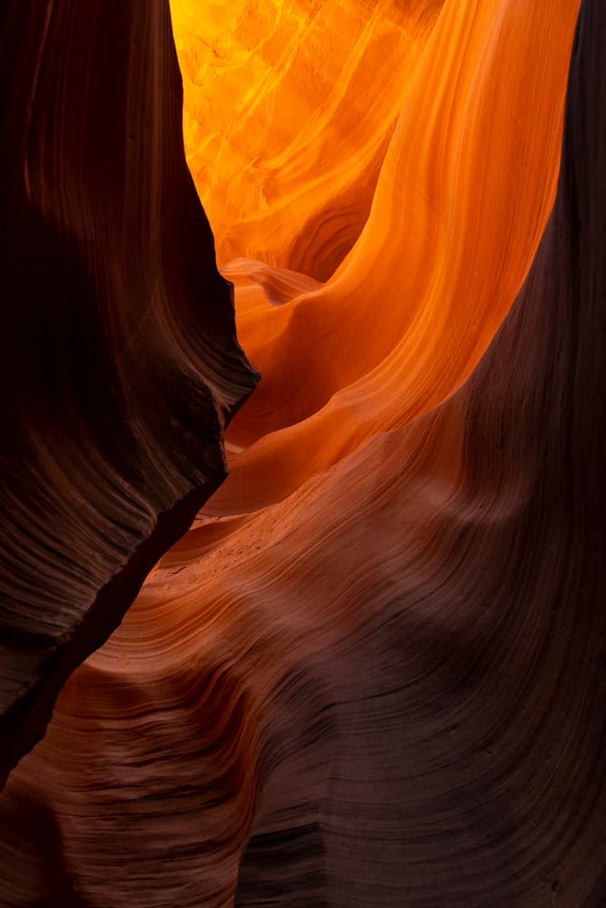 Golden Slot Canyon by Bjoern Alicke — canvas wall art