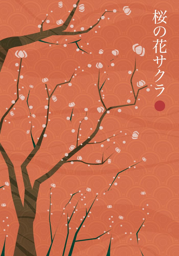 Sakura Cherry Blossoms by Fadil Roze — canvas wall art