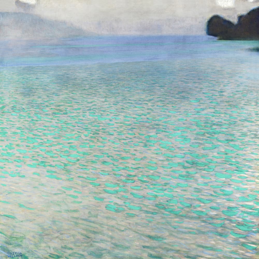 Attersee (1900) by Gustav Klimt — canvas wall art