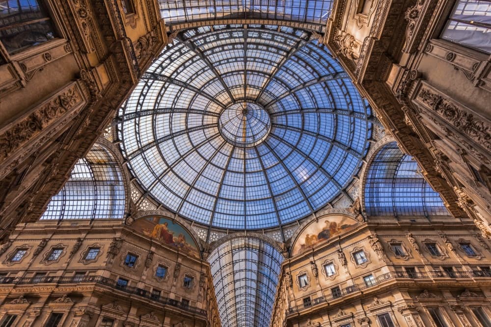 Majestic Glass Ceiling by David Bouscarle — canvas wall art