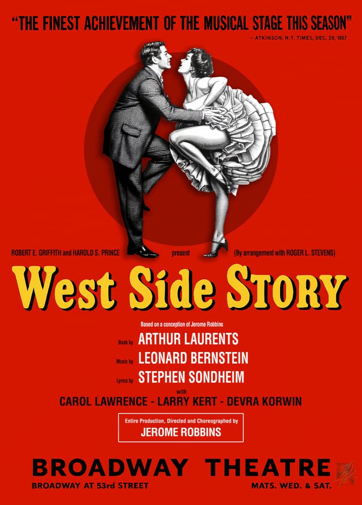 Dramatic Stage Romance by Osvaldo Russo — canvas wall art