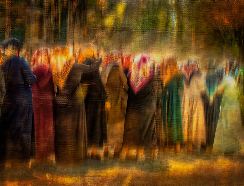 Golden Hour Procession by Anette Ohlendorf — canvas wall art