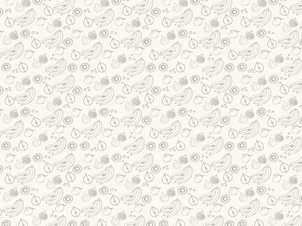 Fruit Doodle Delight by Treechild — canvas wall art