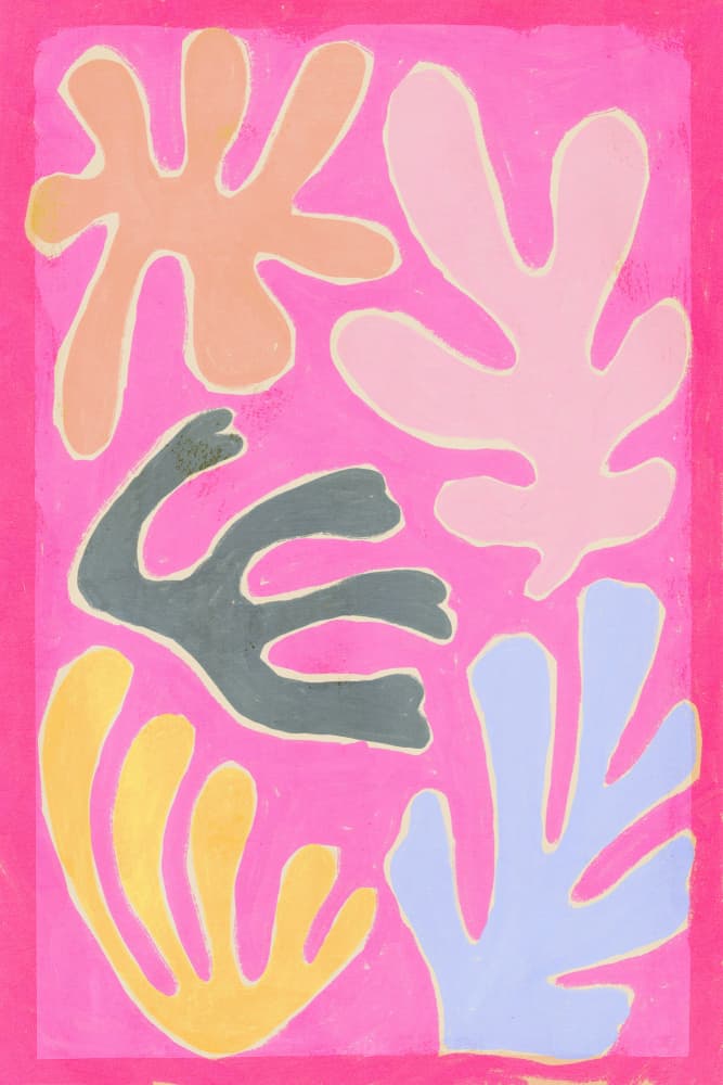Pastelcoralcollection by Treechild — canvas wall art