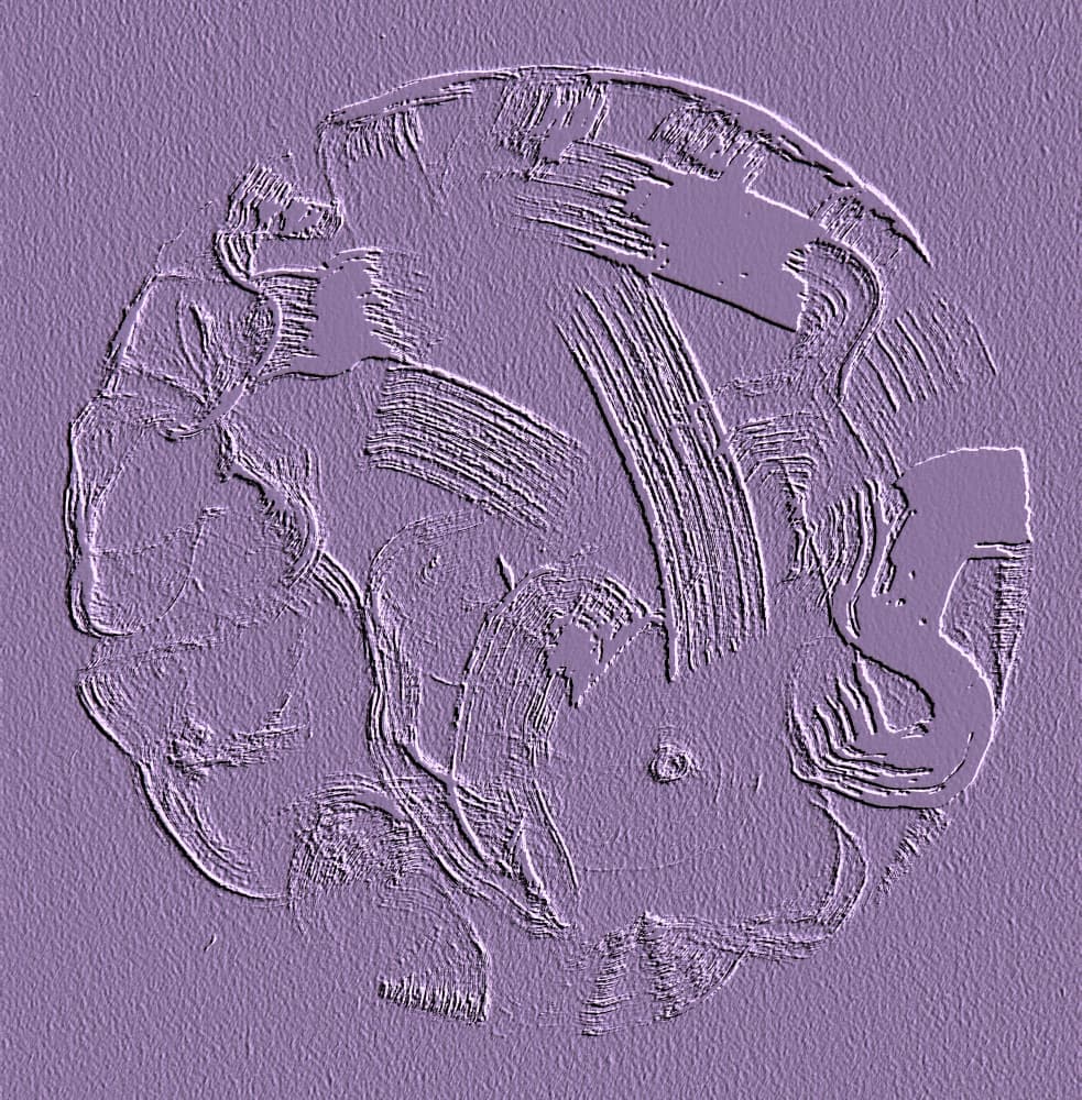 Textured Purple Abstract by Santhosh ch — canvas wall art