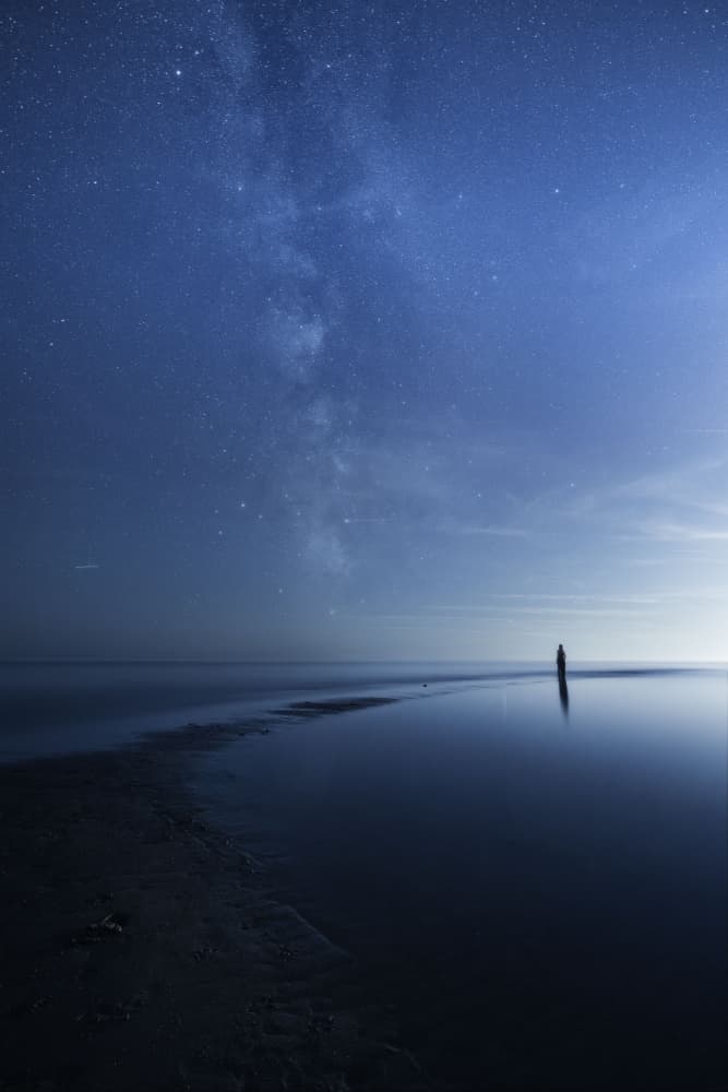 Milky Way Beach Night by Giovanni Venier — canvas wall art