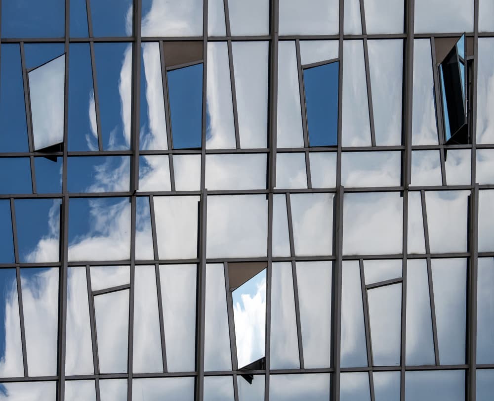 Modern Sky Reflections by HAN dong hee — canvas wall art