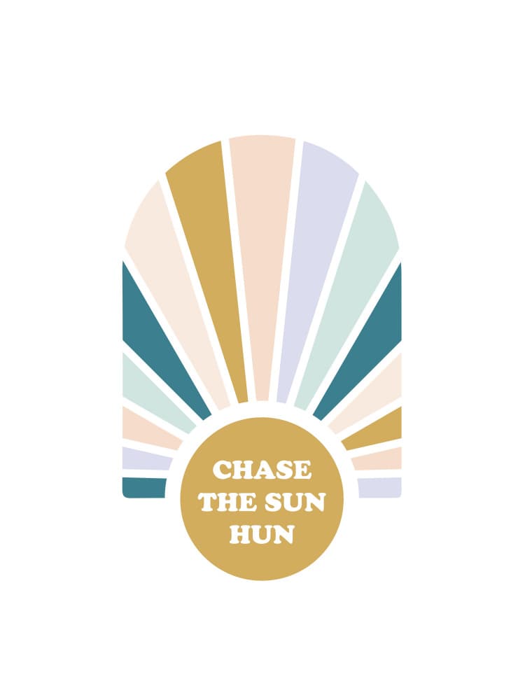 Pastel Sun Quote by Aislinn Simmonds — canvas wall art