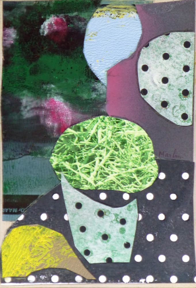 Vibrant Abstract Arrangement by Pascal Marlin — canvas wall art