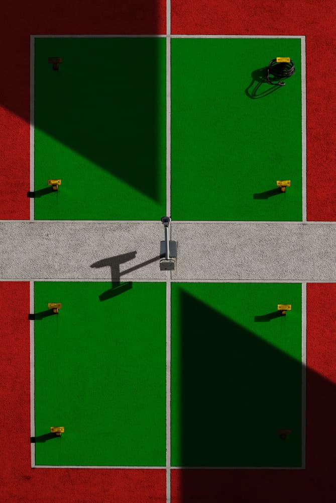 Overhead Sports Court by Tomasz Buczkowski ( Tomush ) — canvas wall art