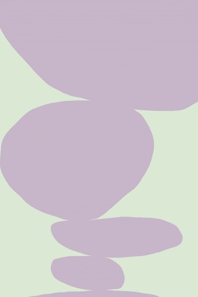 Abstract Stone Balance by Treechild — canvas wall art
