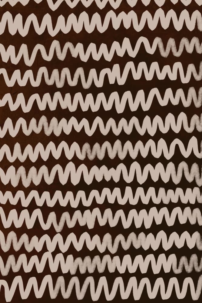 Zigzag Rhythm by Treechild — canvas wall art