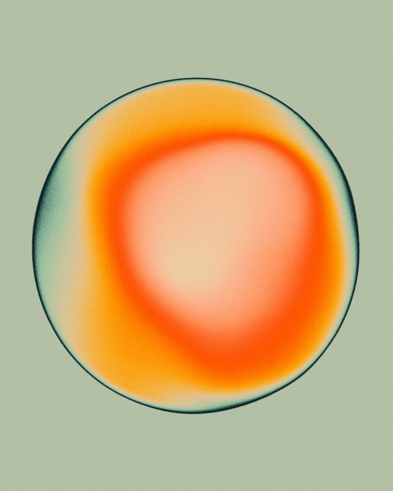Luminous Gradient Orb by Jazzberry Blue — canvas wall art