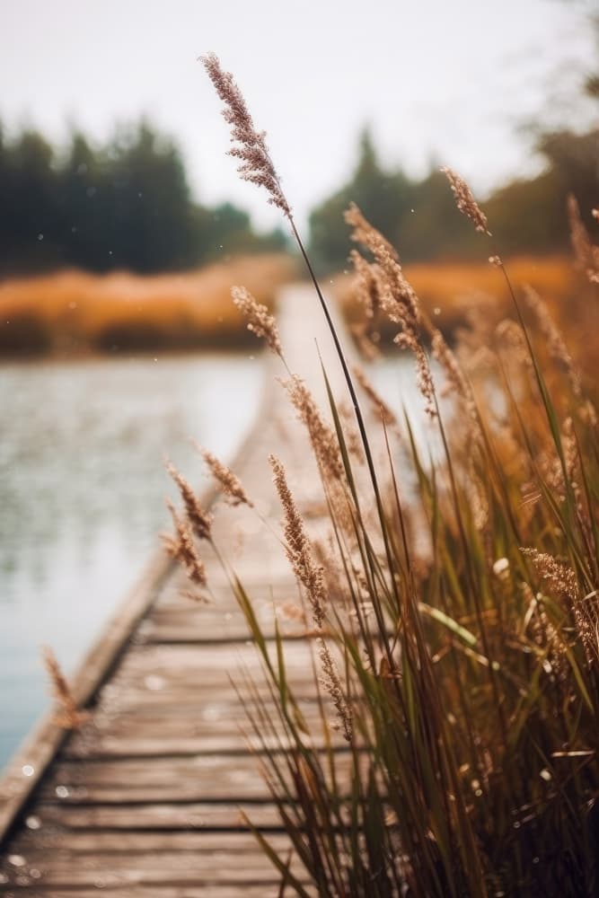 Whispering Reeds by Treechild — canvas wall art