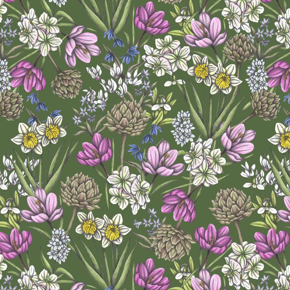 Vibrant Spring Bloom by Cecilia Battaini — canvas wall art