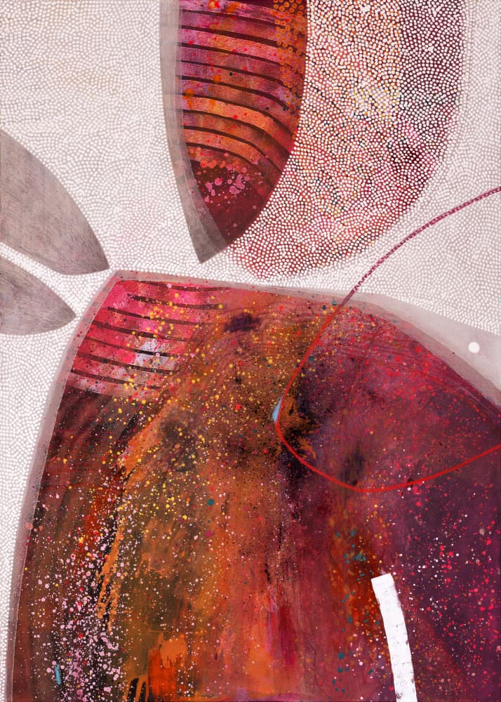 Vibrant Abstract Forms by SAN STARLING — canvas wall art