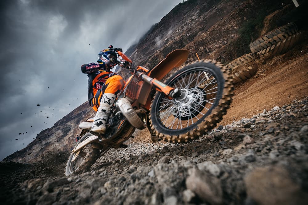 Extreme Dirt Bike Rider by Nir Amos — canvas wall art