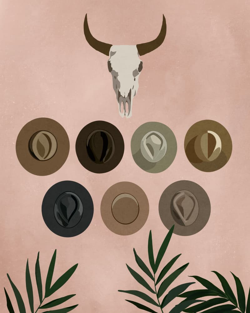Western Elegance by Emel Tunaboylu — canvas wall art