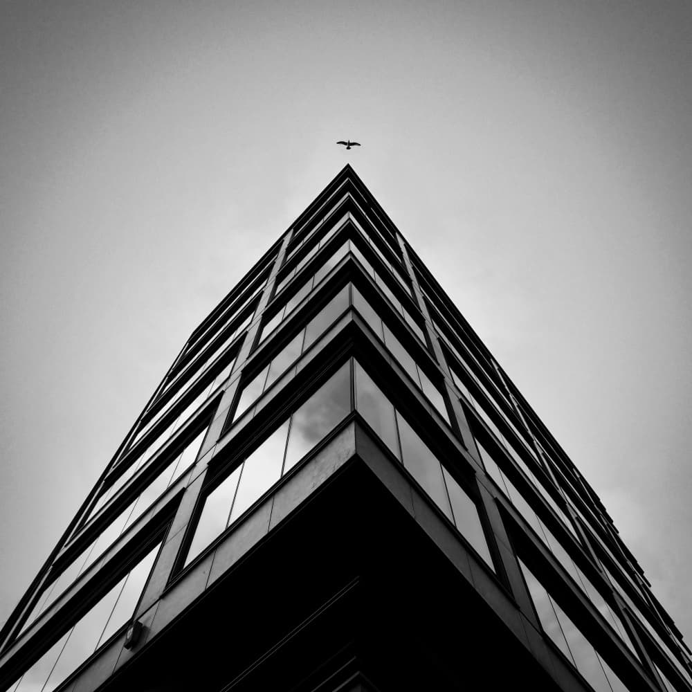 Modern City Ascent by Martyn Large — canvas wall art