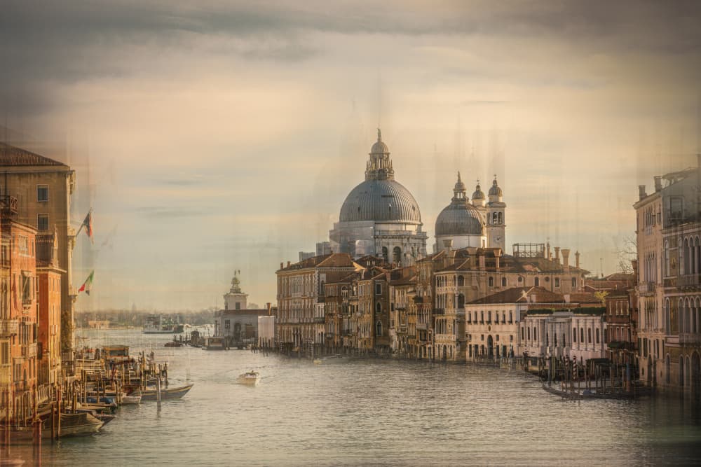 Grand Canal Venice View by Dieter Reichelt — canvas wall art