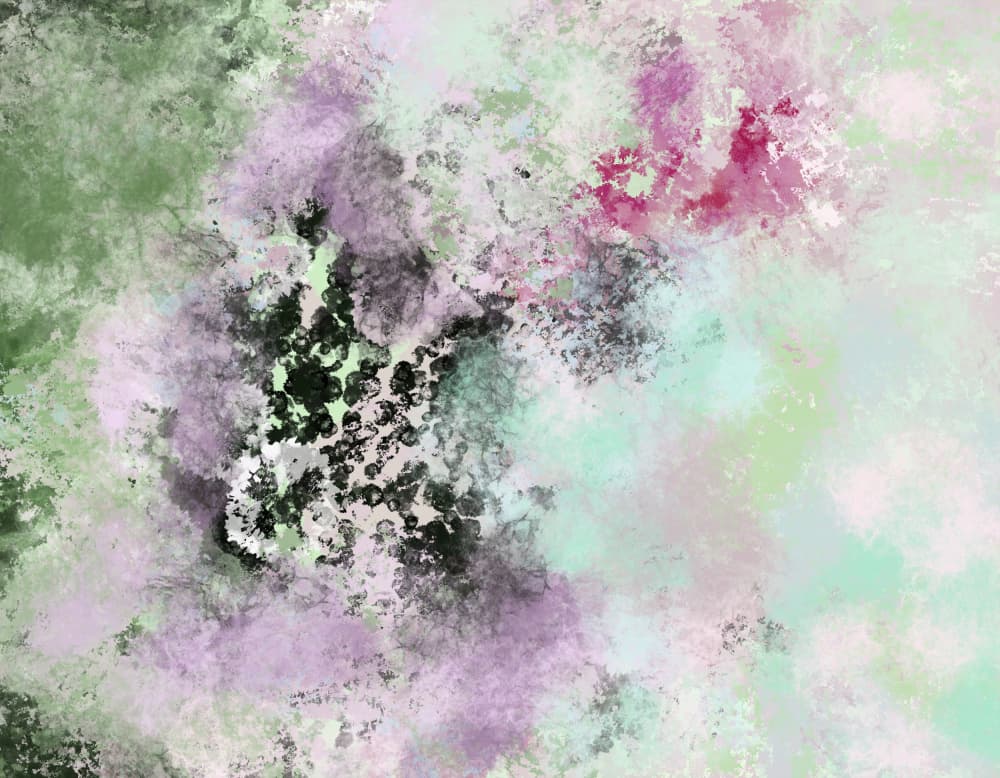 Vibrant Organic Splash by Pelin Atilla — canvas wall art