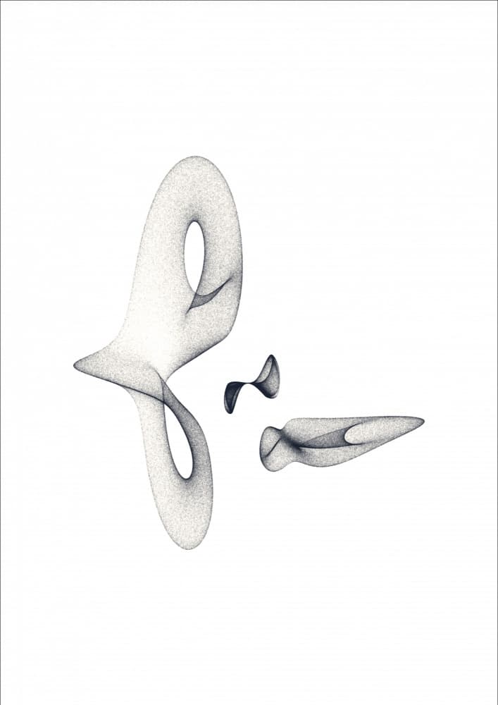 Ethereal Flowing Forms by AV11 — canvas wall art