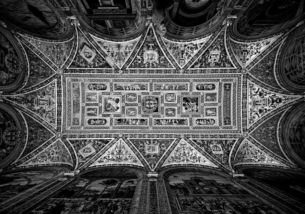Intricate Vaulted Ceiling Art by Roberto Parola — canvas wall art