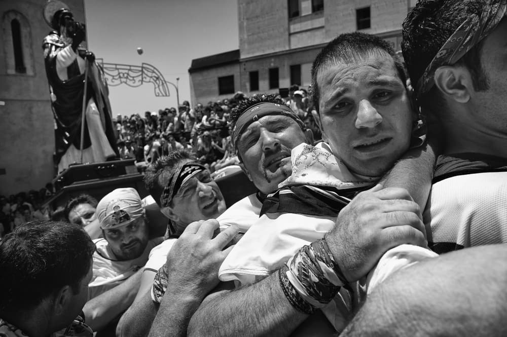 Religious Procession Intensity by Rino Terravecchia — canvas wall art