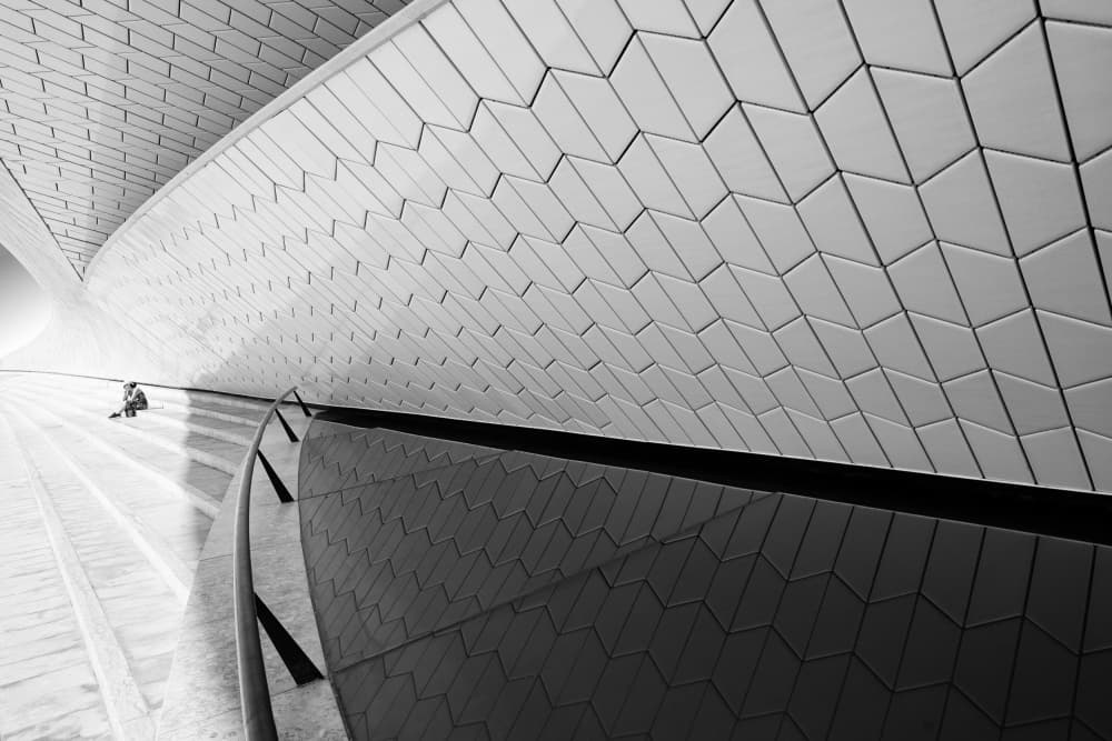 Modern Architectural Reflection by Jurij Bizjak — canvas wall art