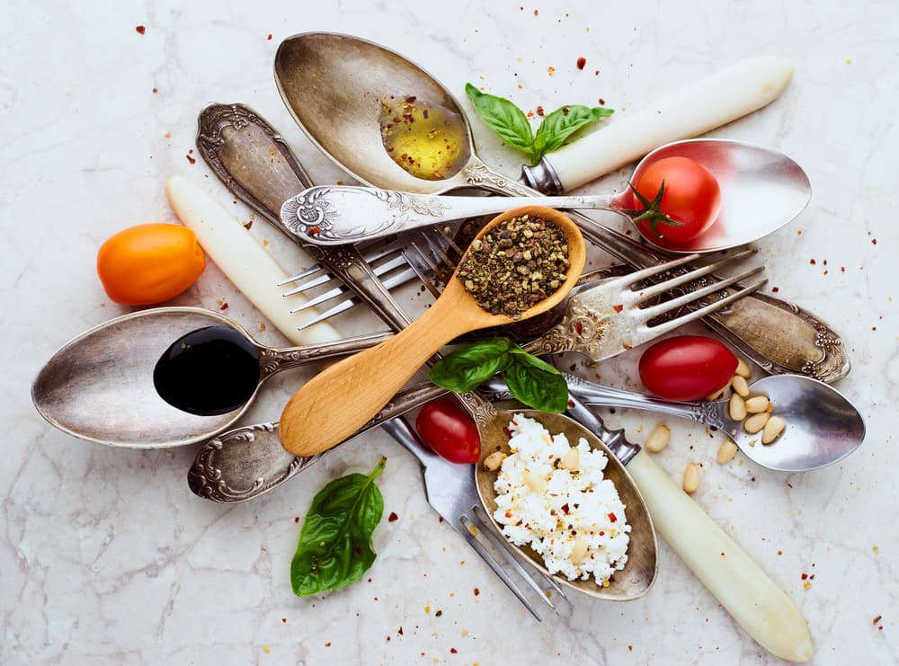 Rustic Cooking Ingredients by Karina Aleksandrova — canvas wall art