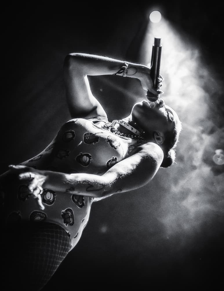 Passionate Singer Spotlight by Anders Samuelsson — canvas wall art